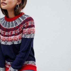 ASOS DESIGN Vintage Fair Isle Sweater